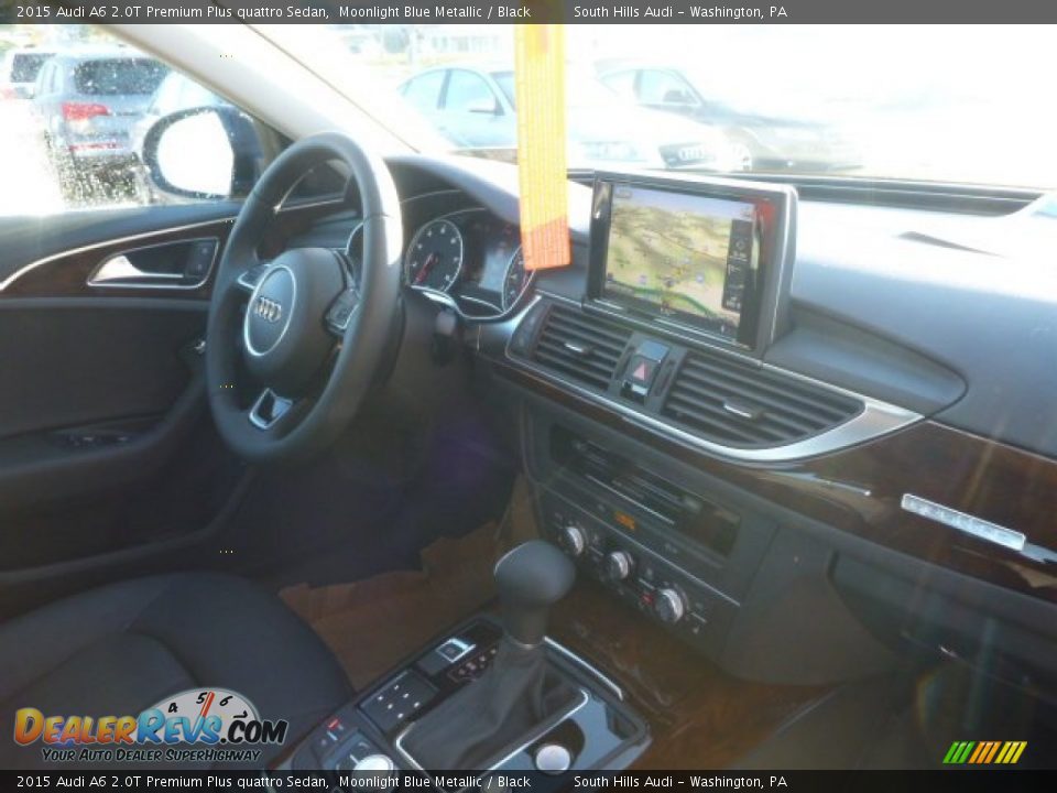 2015 Audi A6 2.0T Premium Plus quattro Sedan Moonlight Blue Metallic / Black Photo #6