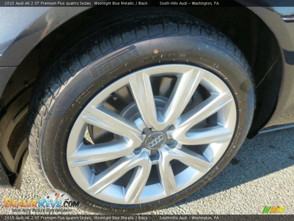 2015 Audi A6 2.0T Premium Plus quattro Sedan Moonlight Blue Metallic / Black Photo #7