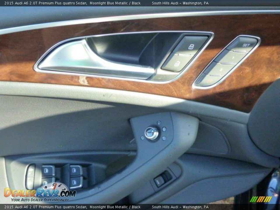 2015 Audi A6 2.0T Premium Plus quattro Sedan Moonlight Blue Metallic / Black Photo #11