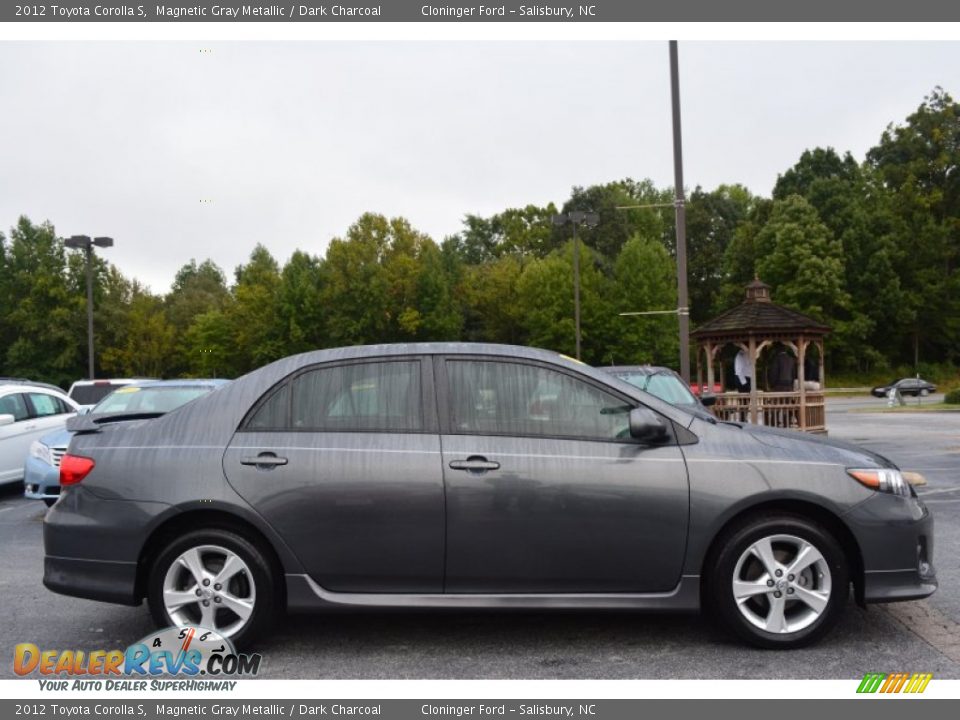 2012 Toyota Corolla S Magnetic Gray Metallic / Dark Charcoal Photo #2