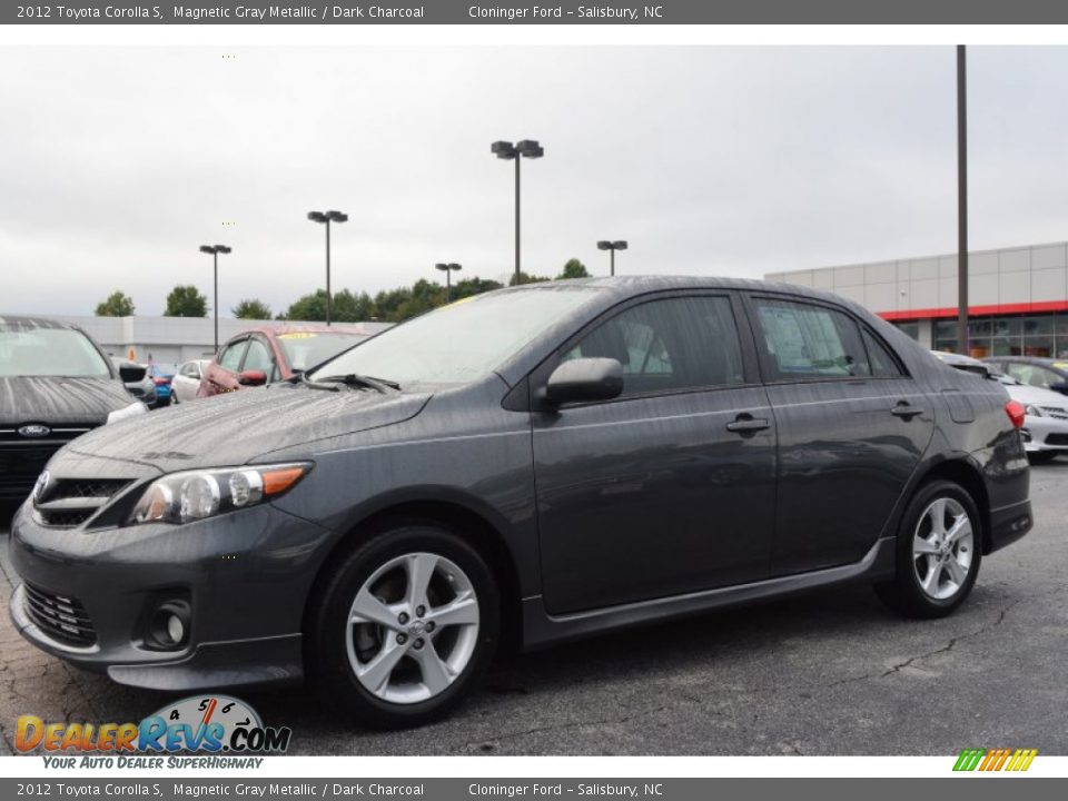 2012 Toyota Corolla S Magnetic Gray Metallic / Dark Charcoal Photo #6