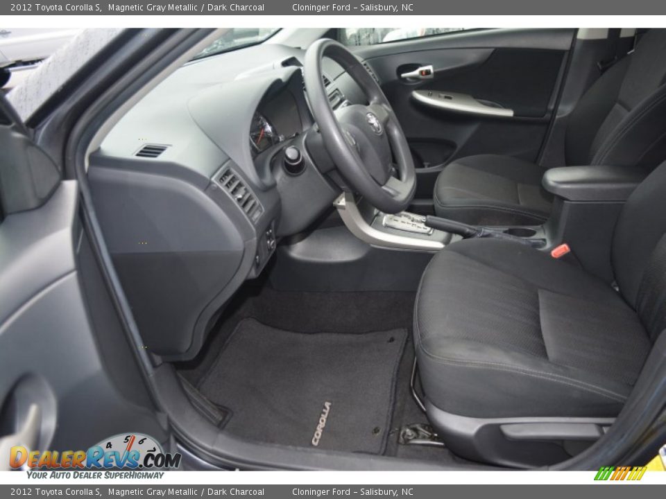 2012 Toyota Corolla S Magnetic Gray Metallic / Dark Charcoal Photo #9
