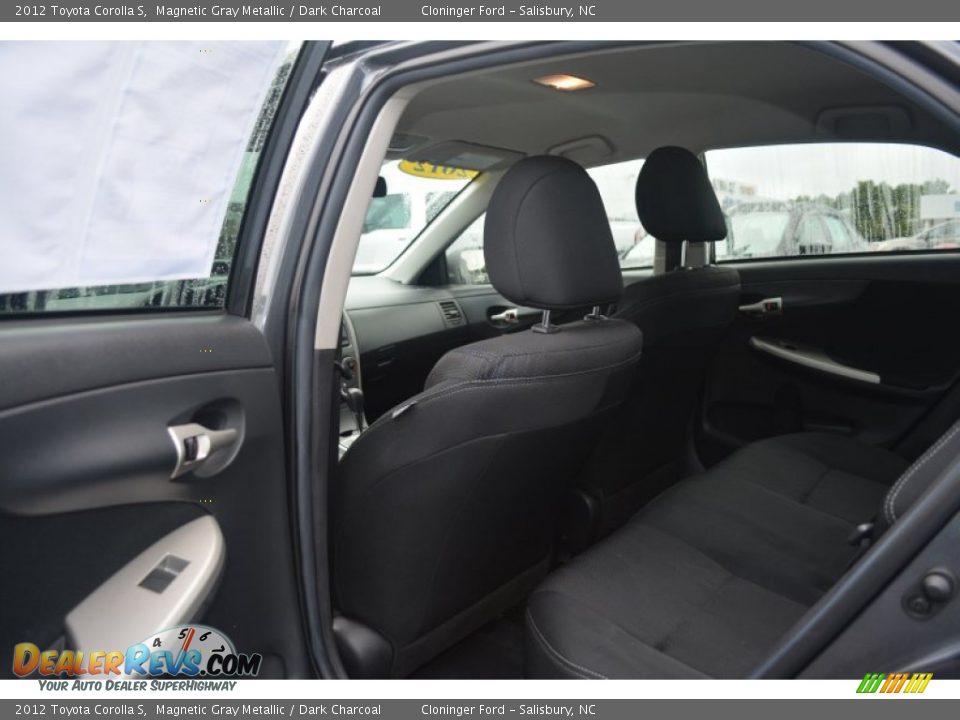 2012 Toyota Corolla S Magnetic Gray Metallic / Dark Charcoal Photo #11