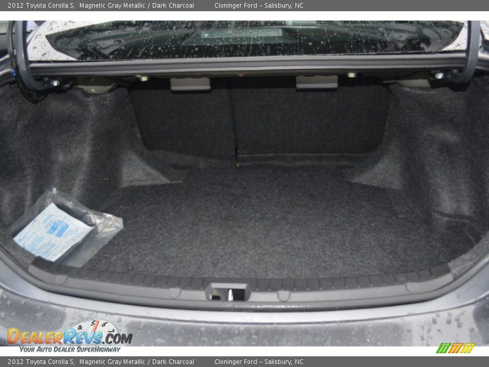2012 Toyota Corolla S Magnetic Gray Metallic / Dark Charcoal Photo #12