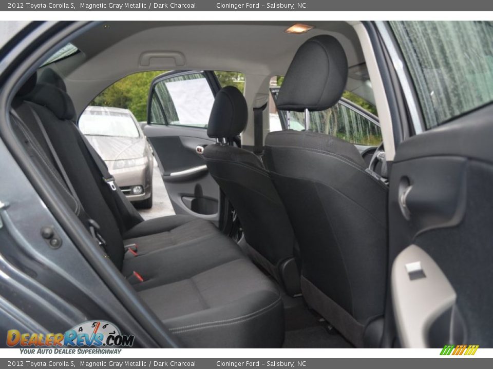 2012 Toyota Corolla S Magnetic Gray Metallic / Dark Charcoal Photo #13