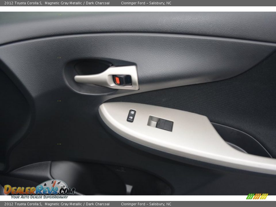 2012 Toyota Corolla S Magnetic Gray Metallic / Dark Charcoal Photo #14
