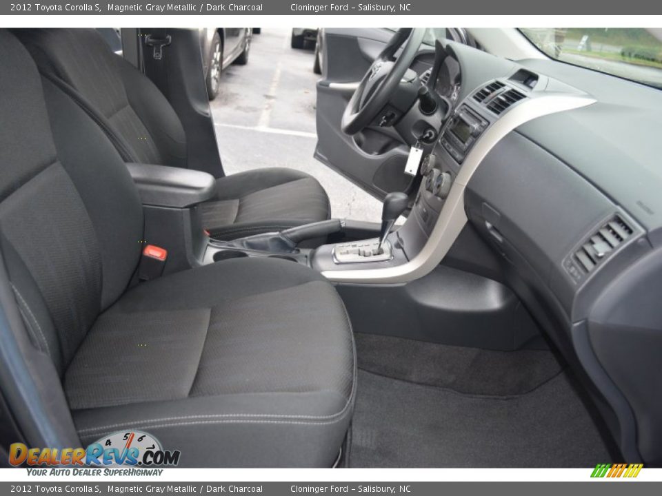 2012 Toyota Corolla S Magnetic Gray Metallic / Dark Charcoal Photo #15