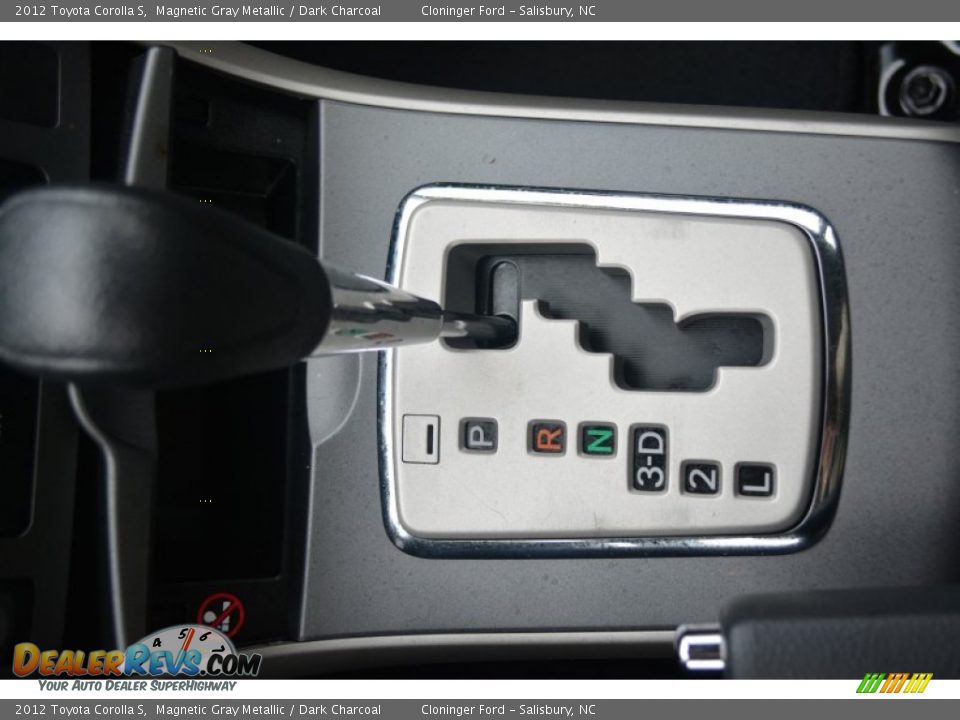 2012 Toyota Corolla S Magnetic Gray Metallic / Dark Charcoal Photo #20