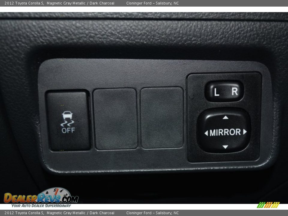 2012 Toyota Corolla S Magnetic Gray Metallic / Dark Charcoal Photo #24