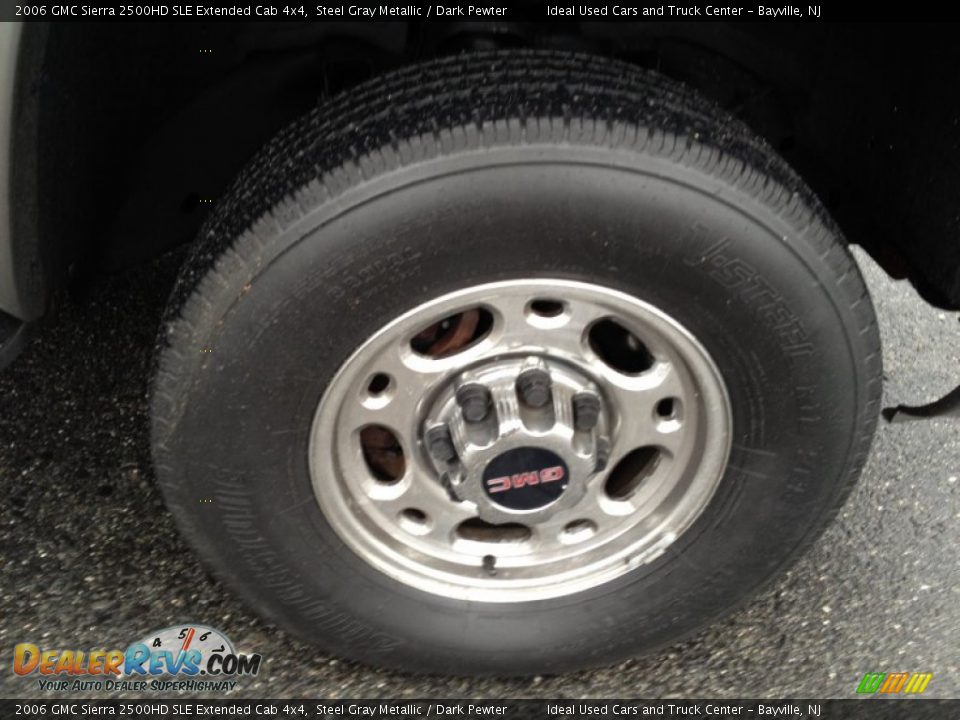 2006 GMC Sierra 2500HD SLE Extended Cab 4x4 Steel Gray Metallic / Dark Pewter Photo #6