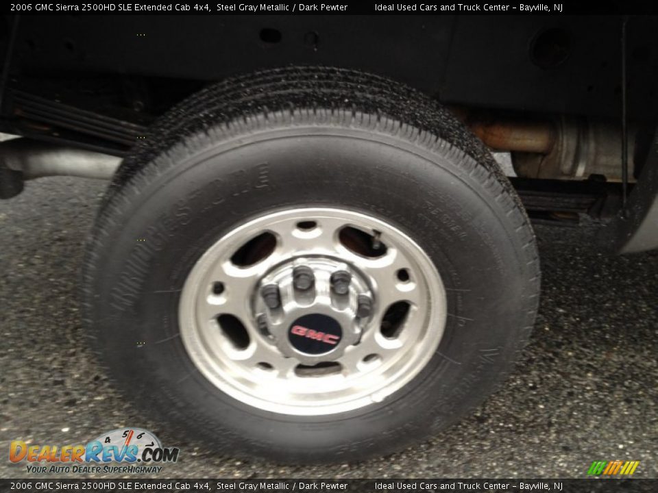 2006 GMC Sierra 2500HD SLE Extended Cab 4x4 Steel Gray Metallic / Dark Pewter Photo #7