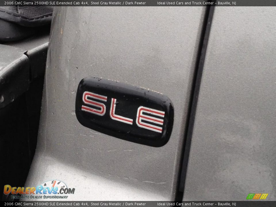 2006 GMC Sierra 2500HD SLE Extended Cab 4x4 Steel Gray Metallic / Dark Pewter Photo #9