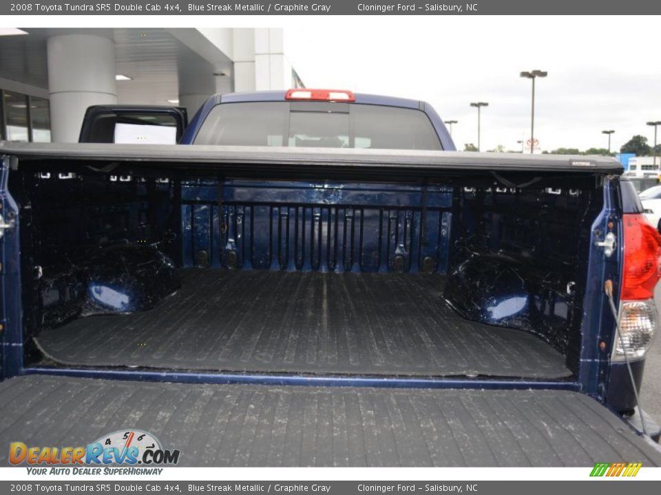 2008 Toyota Tundra SR5 Double Cab 4x4 Blue Streak Metallic / Graphite Gray Photo #17