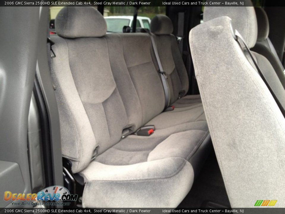 2006 GMC Sierra 2500HD SLE Extended Cab 4x4 Steel Gray Metallic / Dark Pewter Photo #13