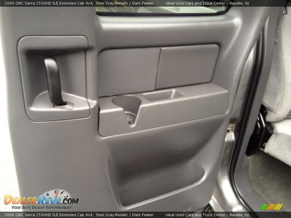 2006 GMC Sierra 2500HD SLE Extended Cab 4x4 Steel Gray Metallic / Dark Pewter Photo #14
