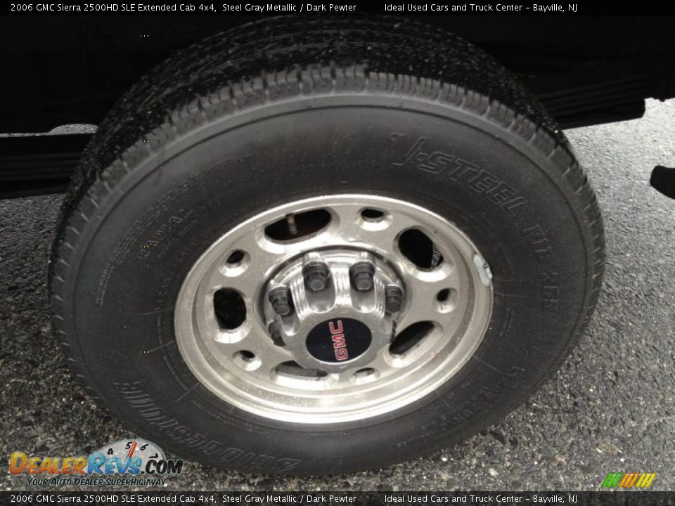 2006 GMC Sierra 2500HD SLE Extended Cab 4x4 Steel Gray Metallic / Dark Pewter Photo #21