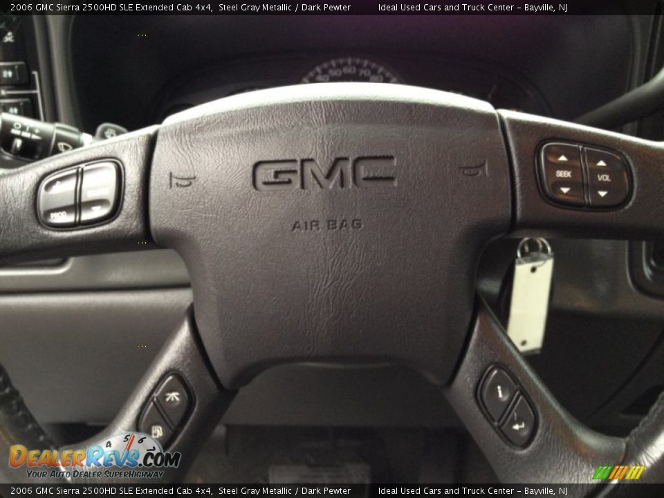 2006 GMC Sierra 2500HD SLE Extended Cab 4x4 Steel Gray Metallic / Dark Pewter Photo #30