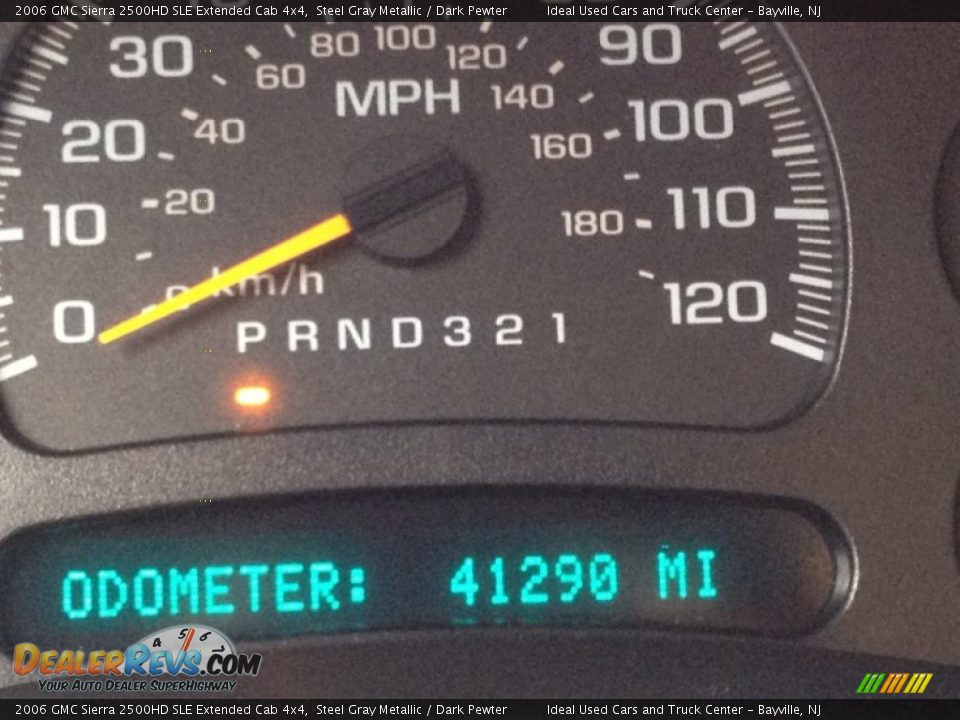 2006 GMC Sierra 2500HD SLE Extended Cab 4x4 Steel Gray Metallic / Dark Pewter Photo #31