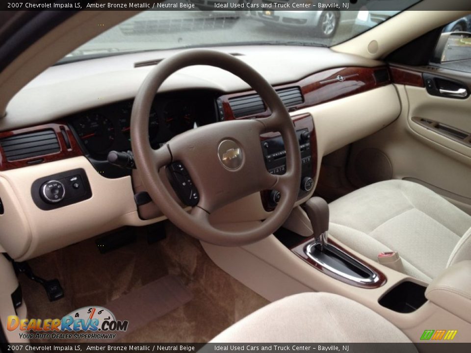 2007 Chevrolet Impala LS Amber Bronze Metallic / Neutral Beige Photo #22