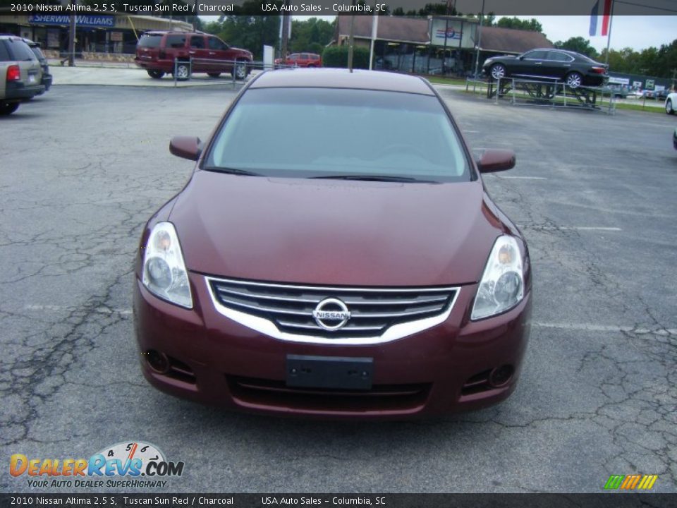 2010 Nissan Altima 2.5 S Tuscan Sun Red / Charcoal Photo #1