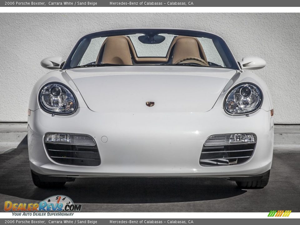 2006 Porsche Boxster Carrara White / Sand Beige Photo #2