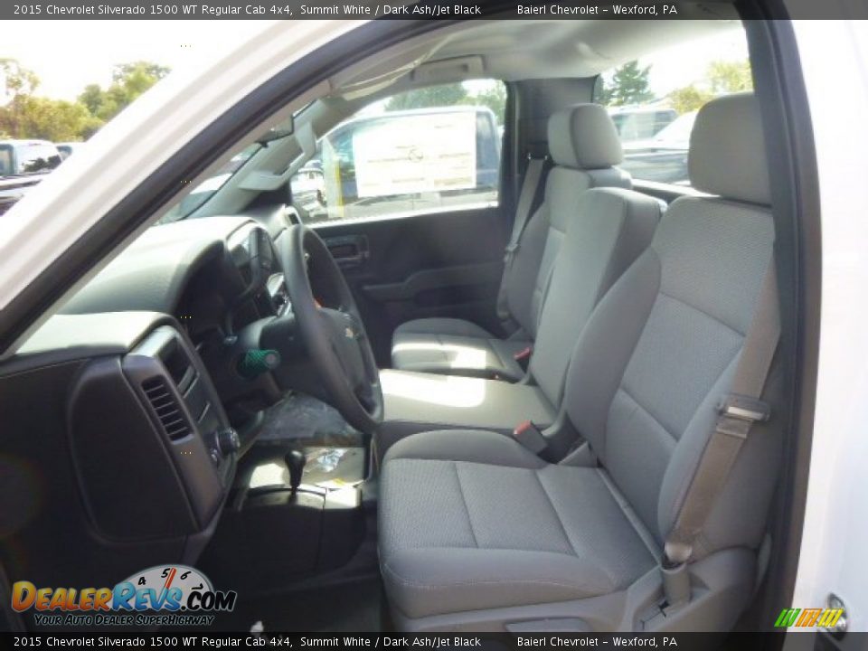 2015 Chevrolet Silverado 1500 WT Regular Cab 4x4 Summit White / Dark Ash/Jet Black Photo #11