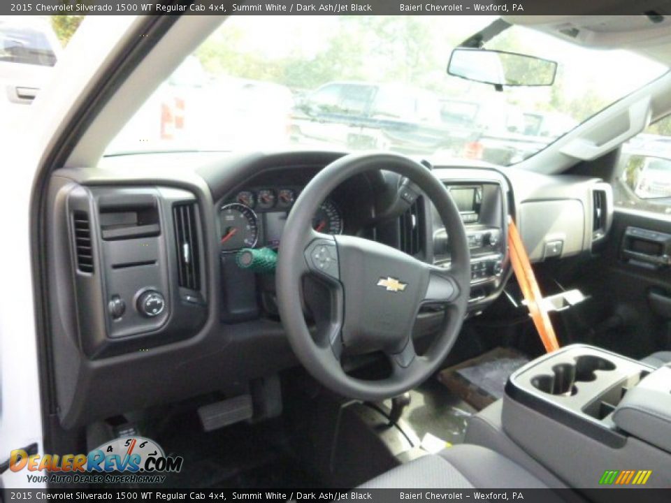 2015 Chevrolet Silverado 1500 WT Regular Cab 4x4 Summit White / Dark Ash/Jet Black Photo #13