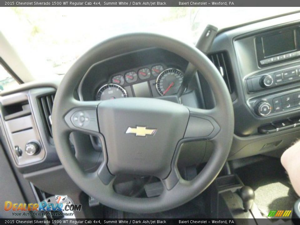 2015 Chevrolet Silverado 1500 WT Regular Cab 4x4 Summit White / Dark Ash/Jet Black Photo #19