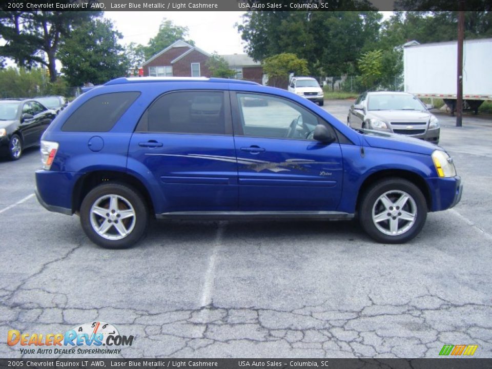 2005 Chevrolet Equinox LT AWD Laser Blue Metallic / Light Cashmere Photo #4
