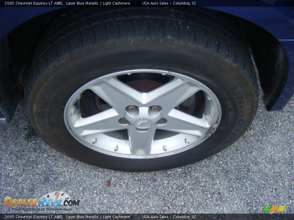 2005 Chevrolet Equinox LT AWD Laser Blue Metallic / Light Cashmere Photo #5
