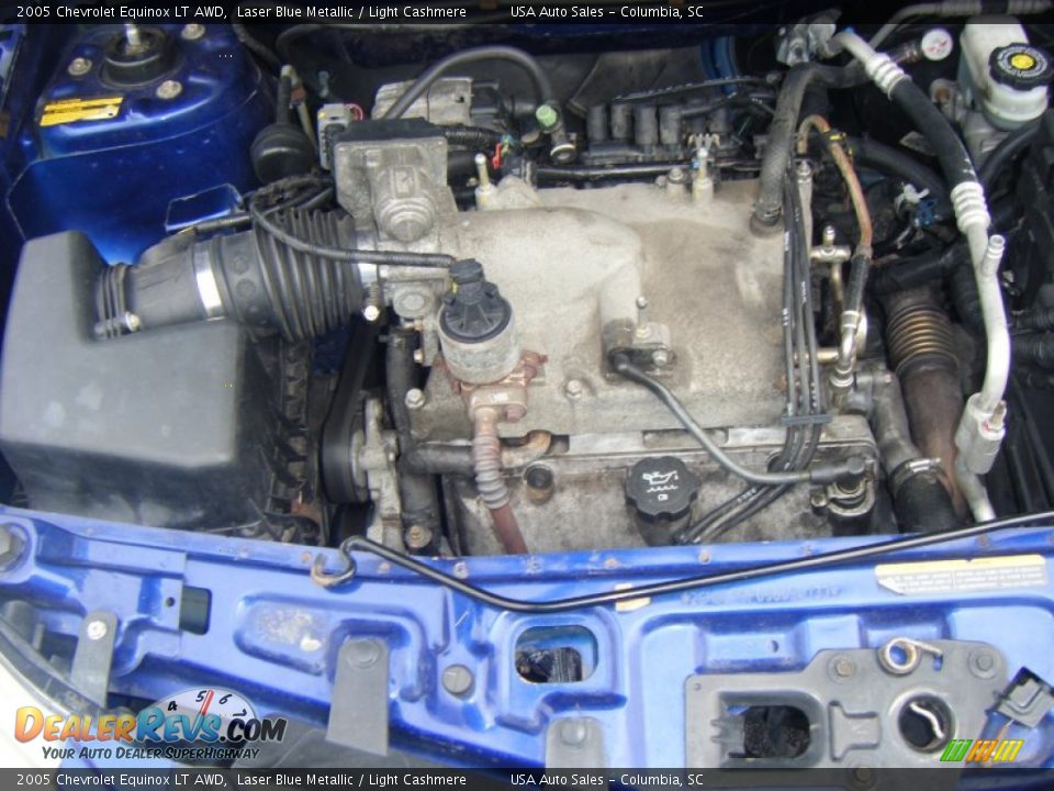 2005 Chevrolet Equinox LT AWD Laser Blue Metallic / Light Cashmere Photo #21