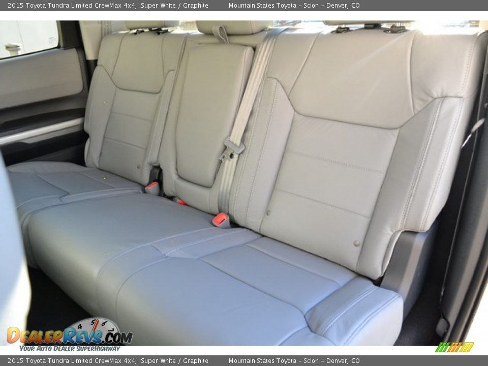 Rear Seat of 2015 Toyota Tundra Limited CrewMax 4x4 Photo #7