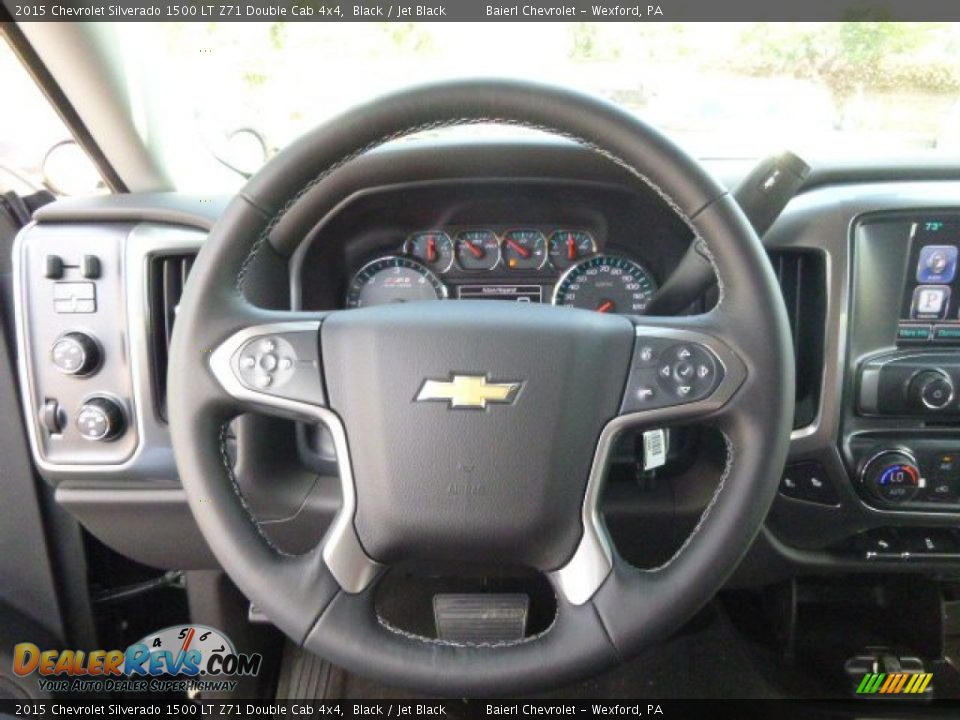 2015 Chevrolet Silverado 1500 LT Z71 Double Cab 4x4 Steering Wheel Photo #19