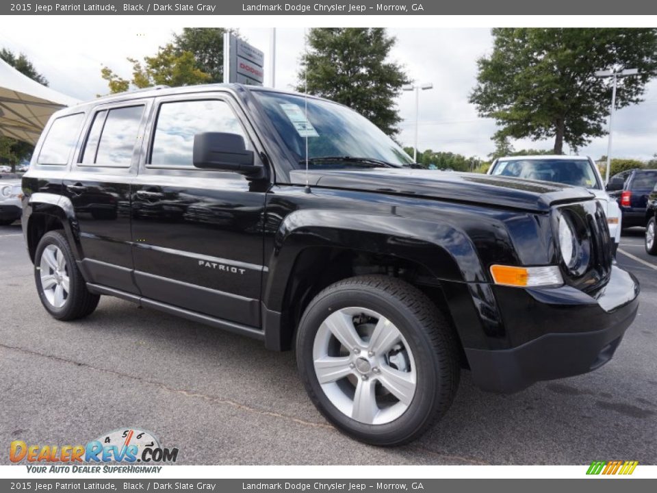 2015 Jeep Patriot Latitude Black / Dark Slate Gray Photo #4