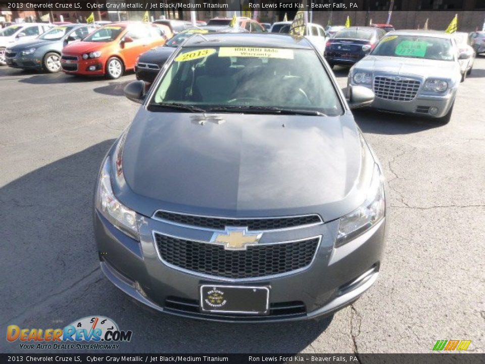 2013 Chevrolet Cruze LS Cyber Gray Metallic / Jet Black/Medium Titanium Photo #3