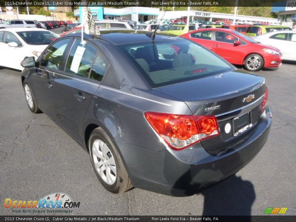 2013 Chevrolet Cruze LS Cyber Gray Metallic / Jet Black/Medium Titanium Photo #6