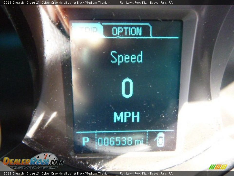 2013 Chevrolet Cruze LS Cyber Gray Metallic / Jet Black/Medium Titanium Photo #19