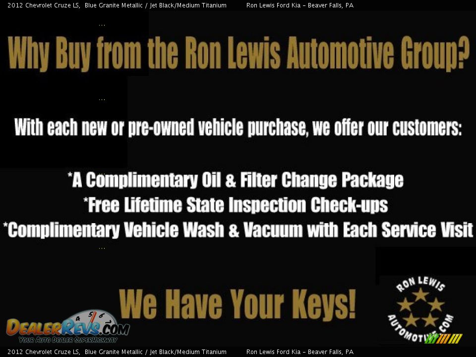 Dealer Info of 2012 Chevrolet Cruze LS Photo #21