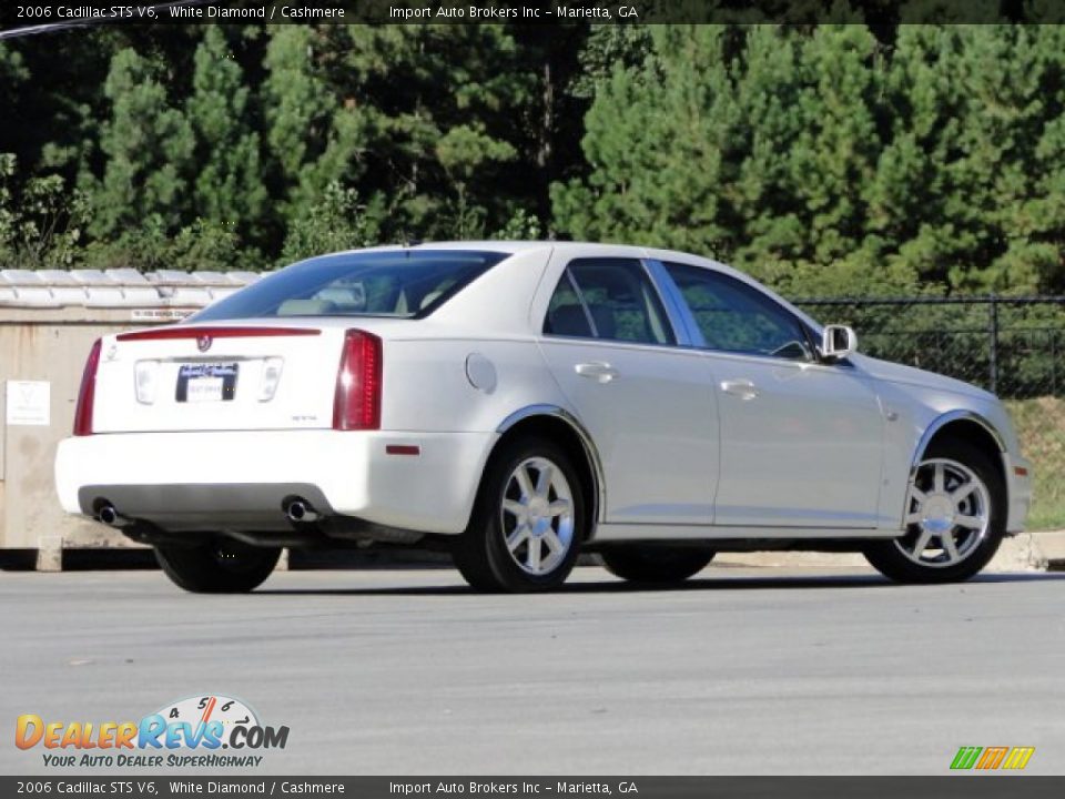 2006 Cadillac STS V6 White Diamond / Cashmere Photo #2