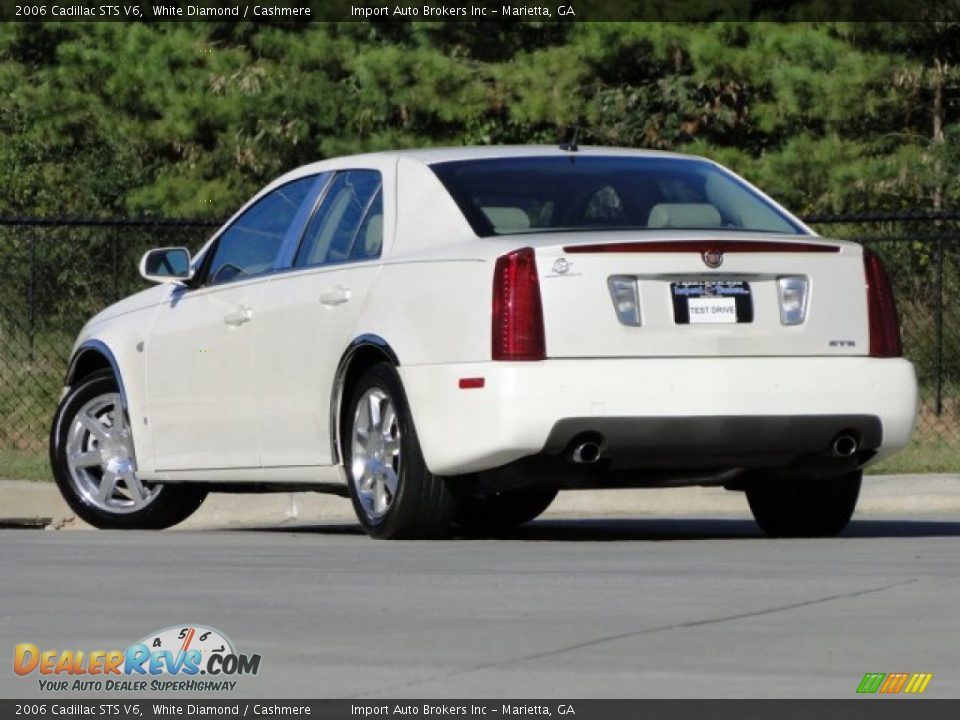2006 Cadillac STS V6 White Diamond / Cashmere Photo #21
