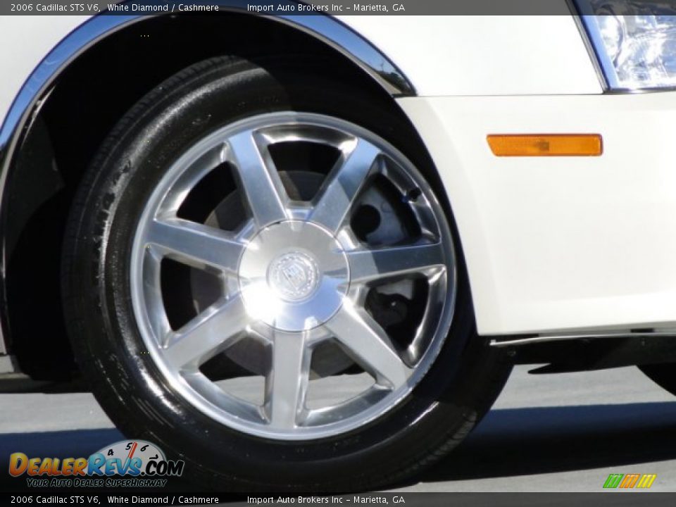 2006 Cadillac STS V6 White Diamond / Cashmere Photo #35