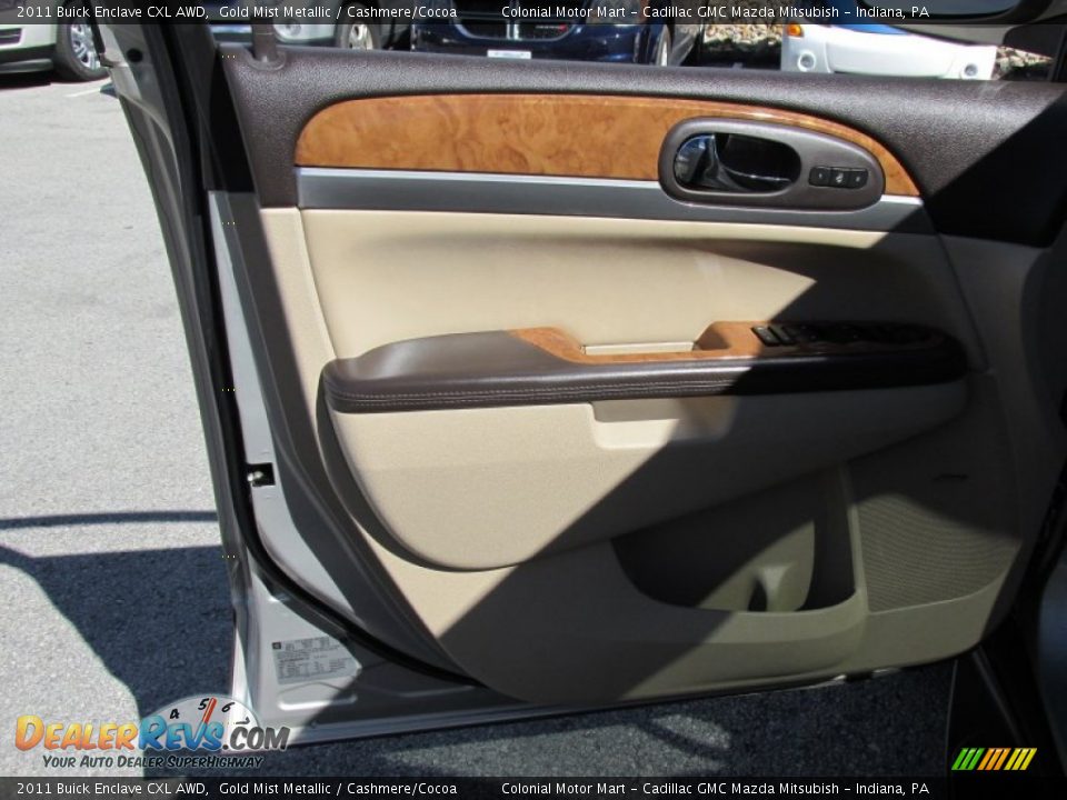 2011 Buick Enclave CXL AWD Gold Mist Metallic / Cashmere/Cocoa Photo #11
