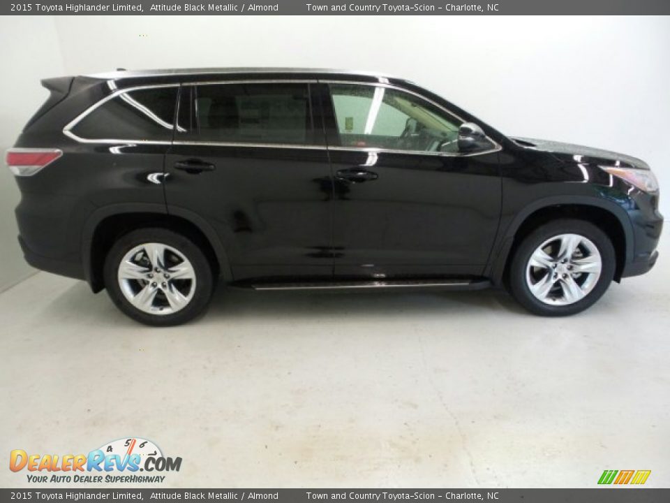 2015 Toyota Highlander Limited Attitude Black Metallic / Almond Photo #1