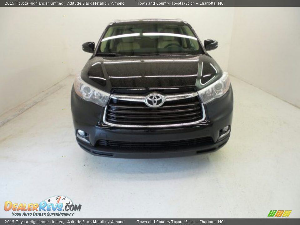 2015 Toyota Highlander Limited Attitude Black Metallic / Almond Photo #3