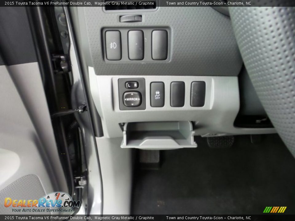2015 Toyota Tacoma V6 PreRunner Double Cab Magnetic Gray Metallic / Graphite Photo #19