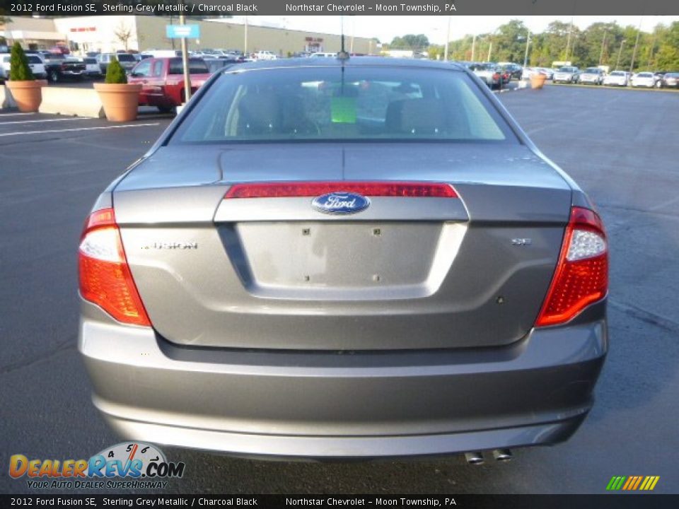 2012 Ford Fusion SE Sterling Grey Metallic / Charcoal Black Photo #4