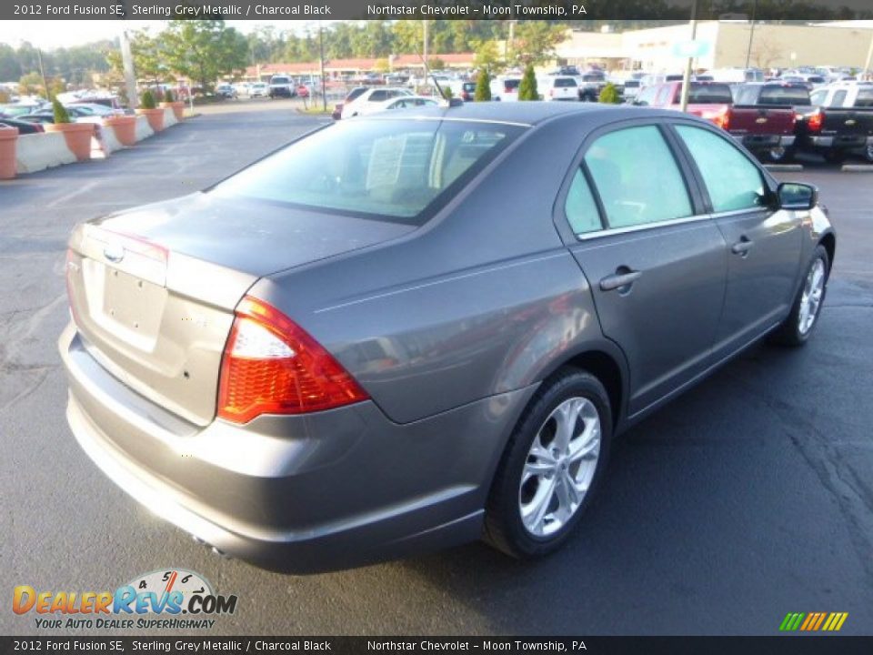 2012 Ford Fusion SE Sterling Grey Metallic / Charcoal Black Photo #5