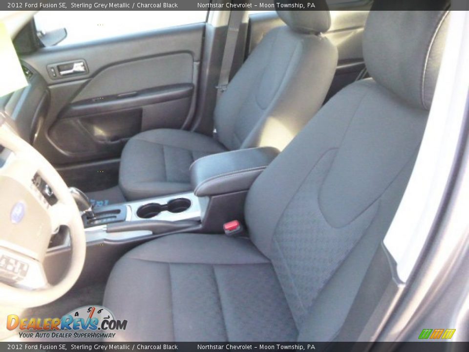 2012 Ford Fusion SE Sterling Grey Metallic / Charcoal Black Photo #10