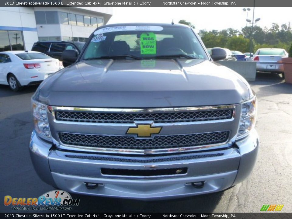 2013 Chevrolet Silverado 1500 LT Extended Cab 4x4 Graystone Metallic / Ebony Photo #8