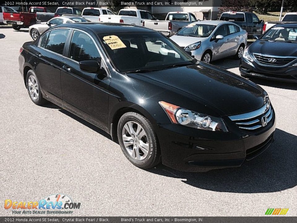 2012 Honda Accord SE Sedan Crystal Black Pearl / Black Photo #1